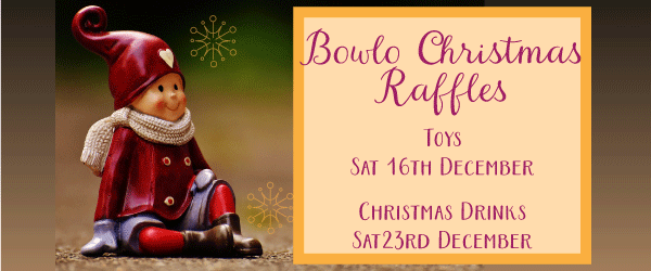 16 & 23 December – Bowlo Christmas Raffles